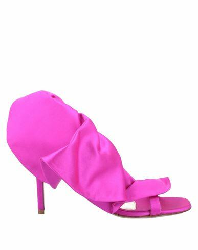 Alexandre Vauthier Woman Sandals Fuchsia Textile fibers Cover