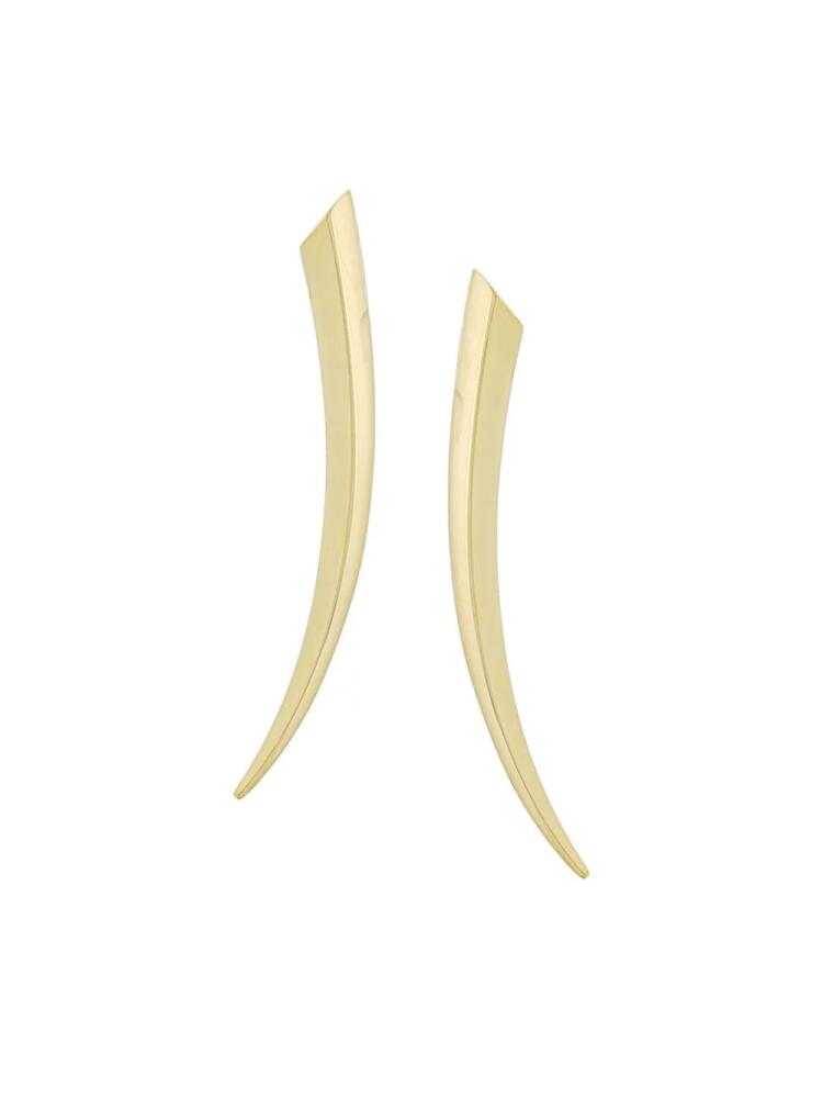 Shaun Leane 18kt yellow gold Sabre earrings - Metallic Cover