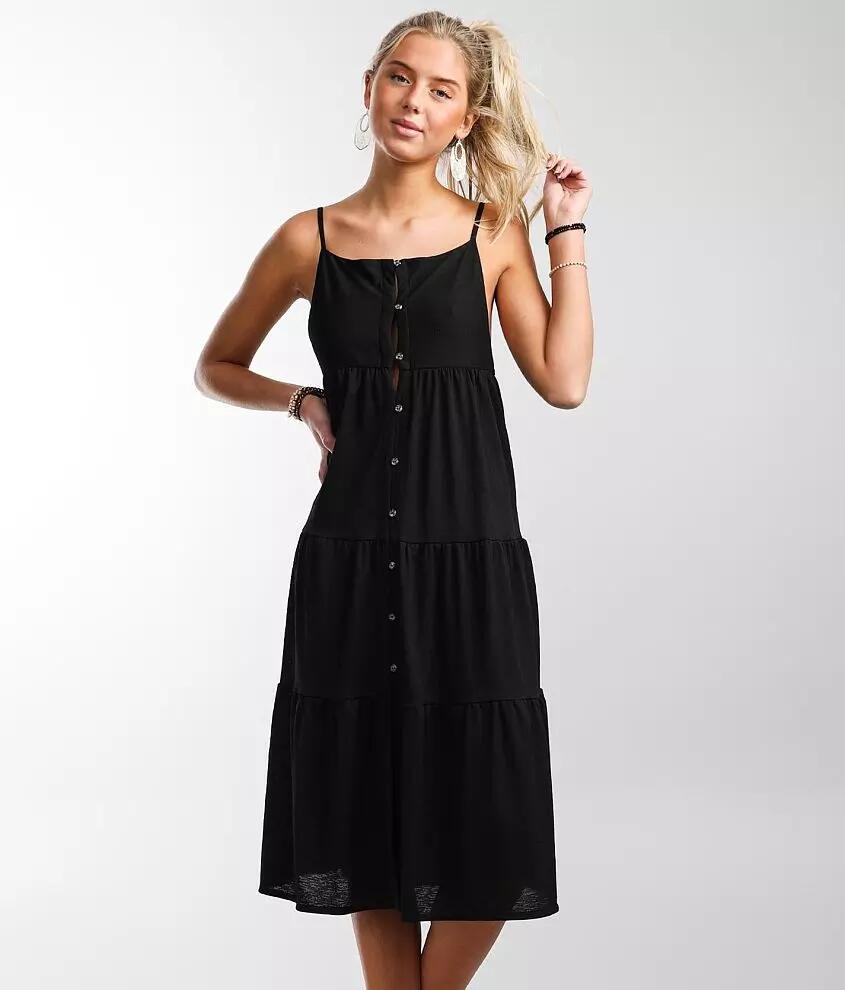 Hurley Tiered Midi Dress Cover