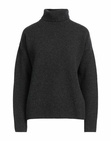 Ami Alexandre Mattiussi Woman Turtleneck Lead Merino Wool, Cashmere Cover