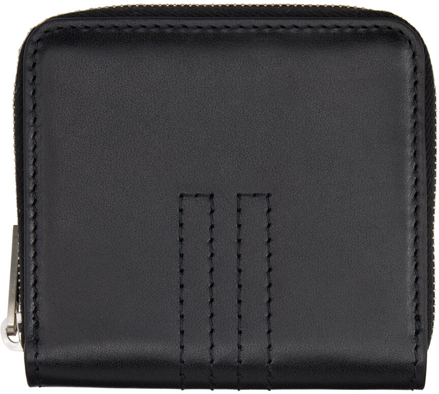 Rick Owens Black Zipped Wallet Cover