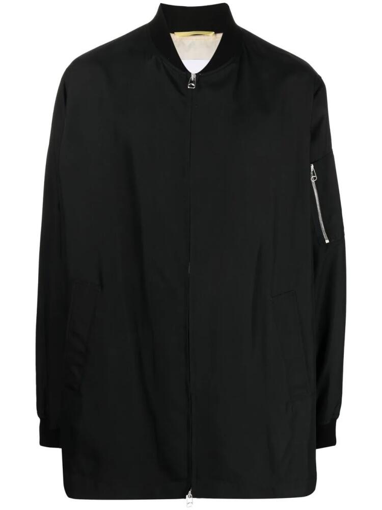 OAMC solid-collar bomber jacket - Black Cover