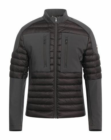 Colmar Man Puffer Dark brown Polyester, Elastane Cover