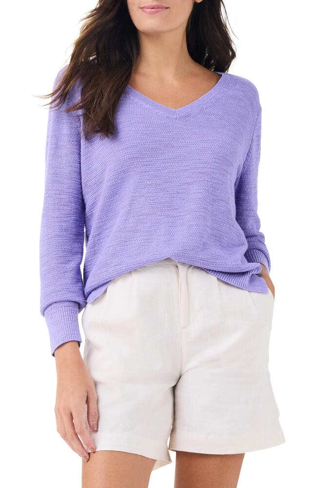 NIC+ZOE Breezy Open Stitch Sweater in Lavender Cover