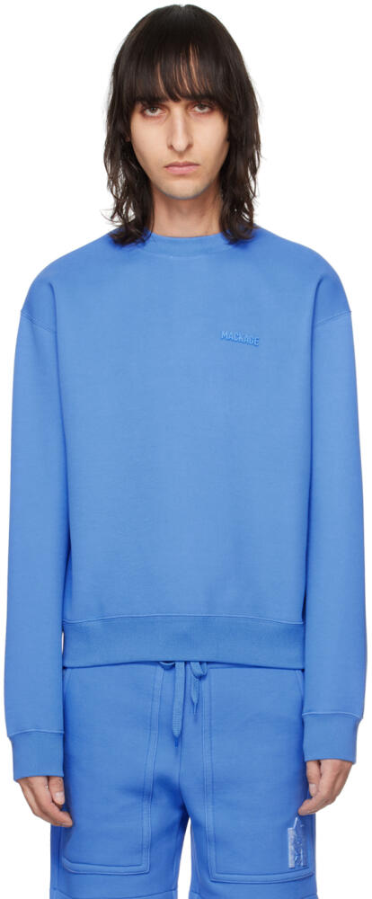 MACKAGE Blue Julian Sweatshirt Cover