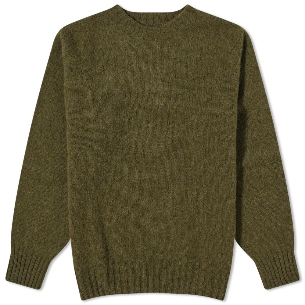 Howlin by Morrison Men's Howlin' Birth of the Cool Crew Knit in Moss Cover