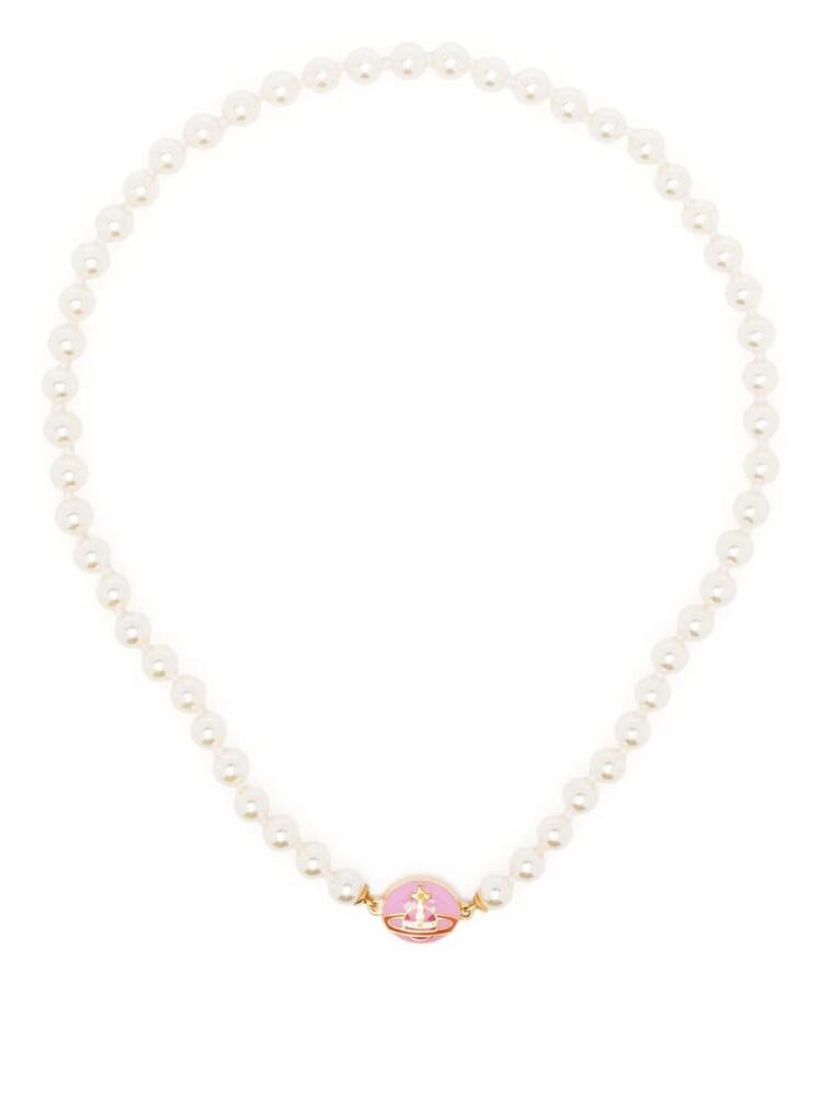 Vivienne Westwood Loelia faux-pearl necklace - White Cover