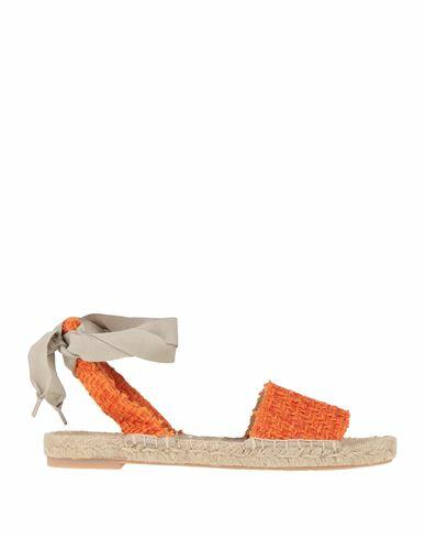 Mychalom Woman Espadrilles Orange Textile fibers Cover