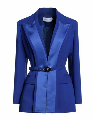 Simona Corsellini Woman Blazer Bright blue Polyester, Acetate Cover