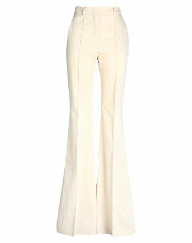 Sportmax Woman Pants Cream Cotton, Elastane Cover