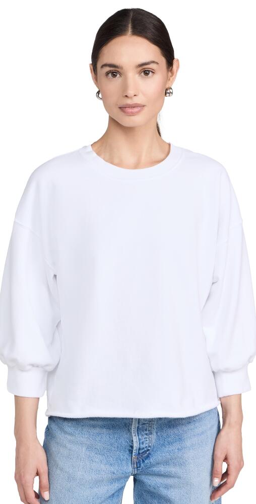 perfectwhitetee Nial Fleece Pullover White Cover