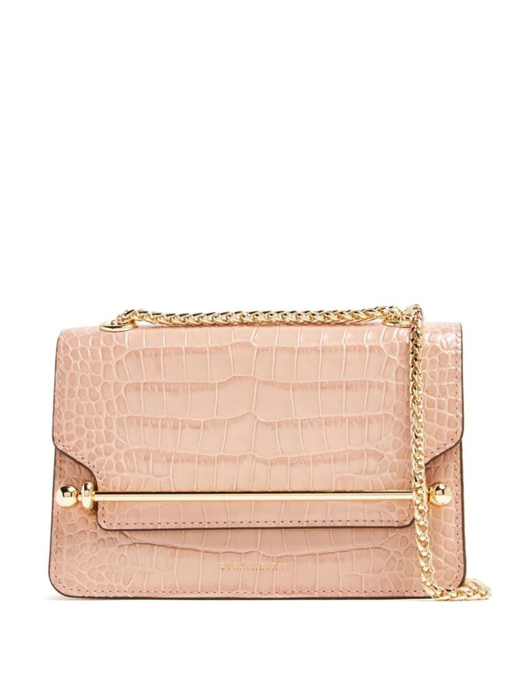 Strathberry mini East/West shoulder bag - Pink Cover