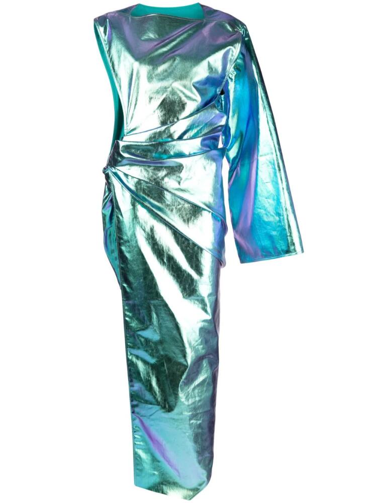 Rick Owens holographic asymmetric gown - Multicolour Cover