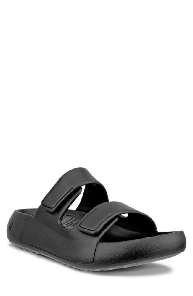 ECCO Cozmo E Water Resistant Slide Sandal in Black Cover