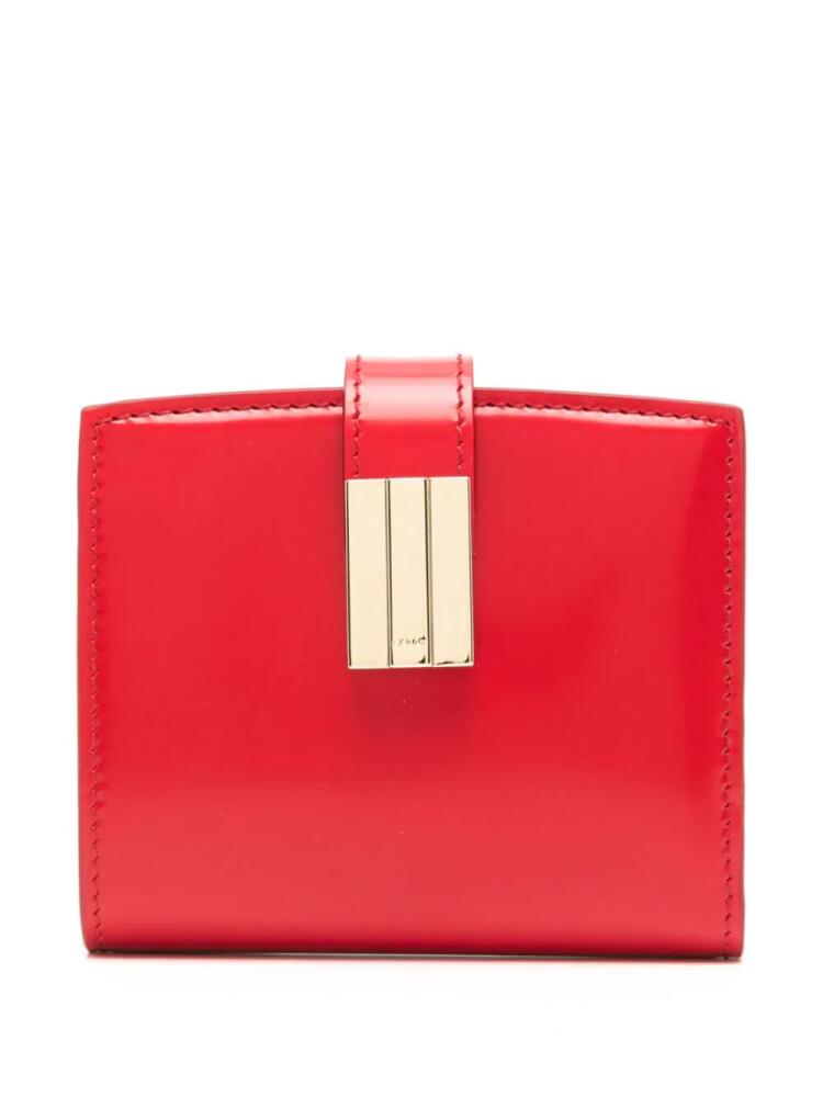 Bally bi-fold patent leather wallet - Red Cover