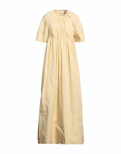 Jil Sander Woman Midi dress Yellow Cotton Cover