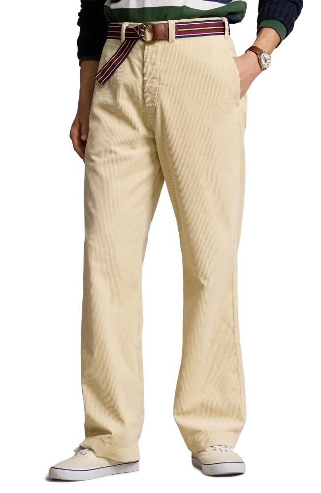 Polo Ralph Lauren Straight Leg Corduroy Chinos in Andover Cream X Cover