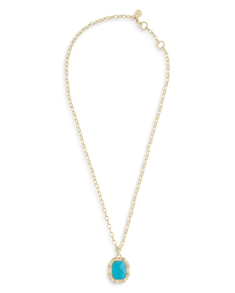 Anabel Aram Bamboo Turquoise Colored Stone Necklace, 18- 20 Cover