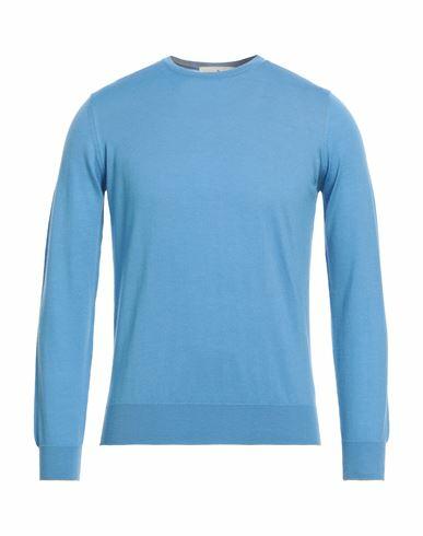 Della Ciana Man Sweater Sky blue Merino Wool Cover