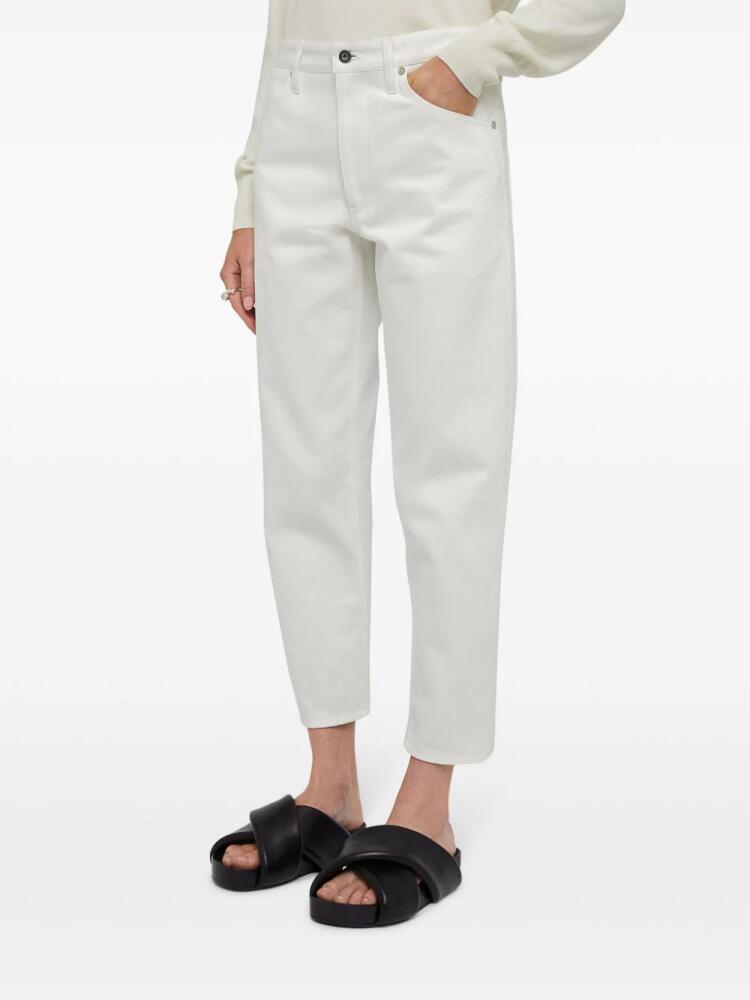 Jil Sander cropped straight-leg jeans - White Cover