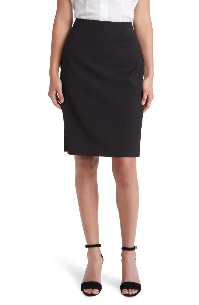 BOSS VIileah Virgin Wool Pencil Skirt in Black Cover