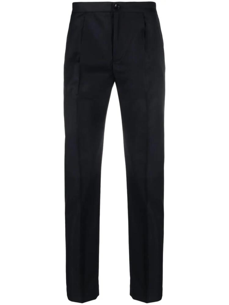 Incotex low-rise tapered tailored trousers - Blue Cover