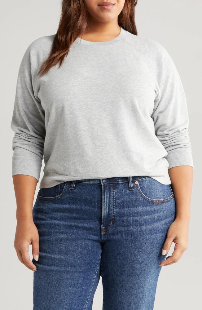 Treasure & Bond Shrunken Crewneck Sweatshirt in Grey Heather Cover