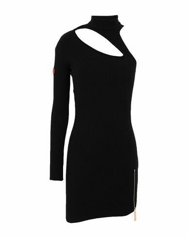 Gcds Woman Mini dress Black Polyamide, Elastane Cover