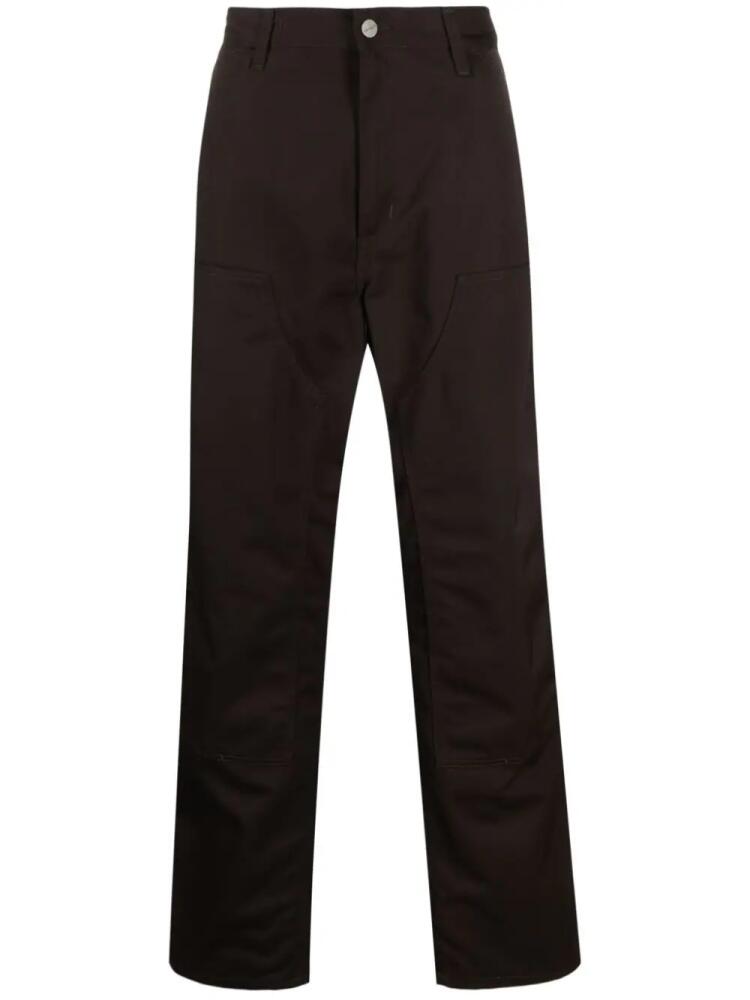 Carhartt WIP panelled twill tapered-leg trousers - Brown Cover