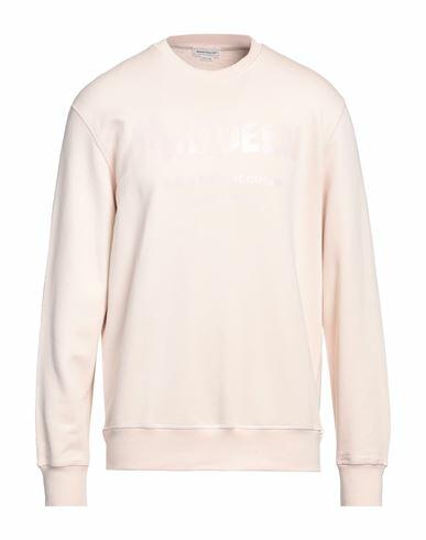 Alexander Mcqueen Man Sweatshirt Blush Cotton, Elastane Cover