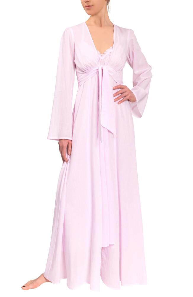 Everyday Ritual Diana Long Robe in Pink Cover