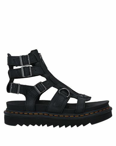 Dr. Martens Woman Sandals Black Soft Leather Cover