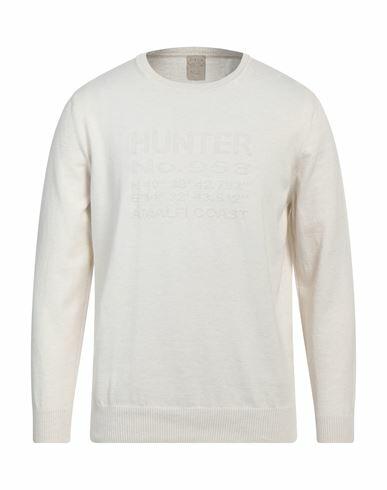 H953 Man Sweater Ivory Cotton Cover