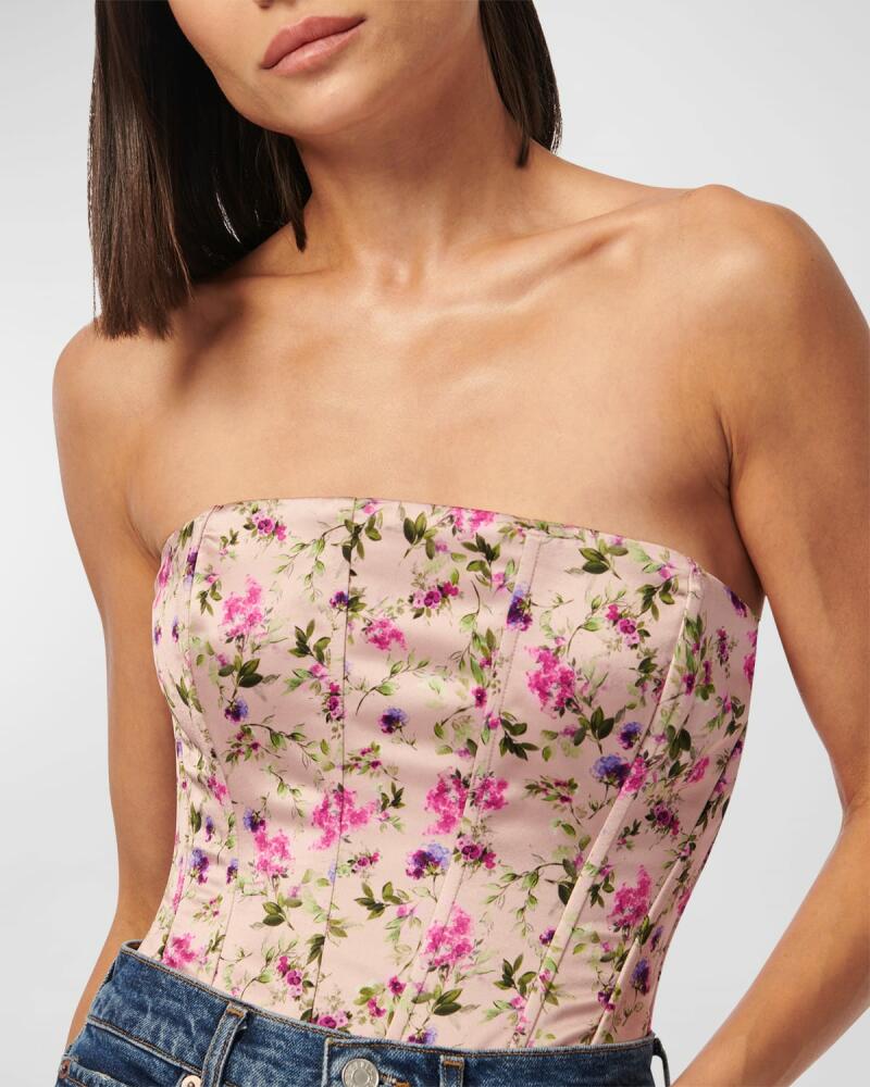 Cami NYC Tamara Floral Corset Bodysuit Cover