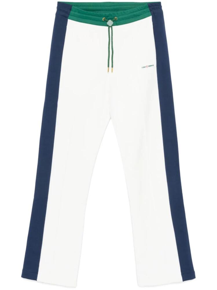 Casablanca colourblock track pants - White Cover