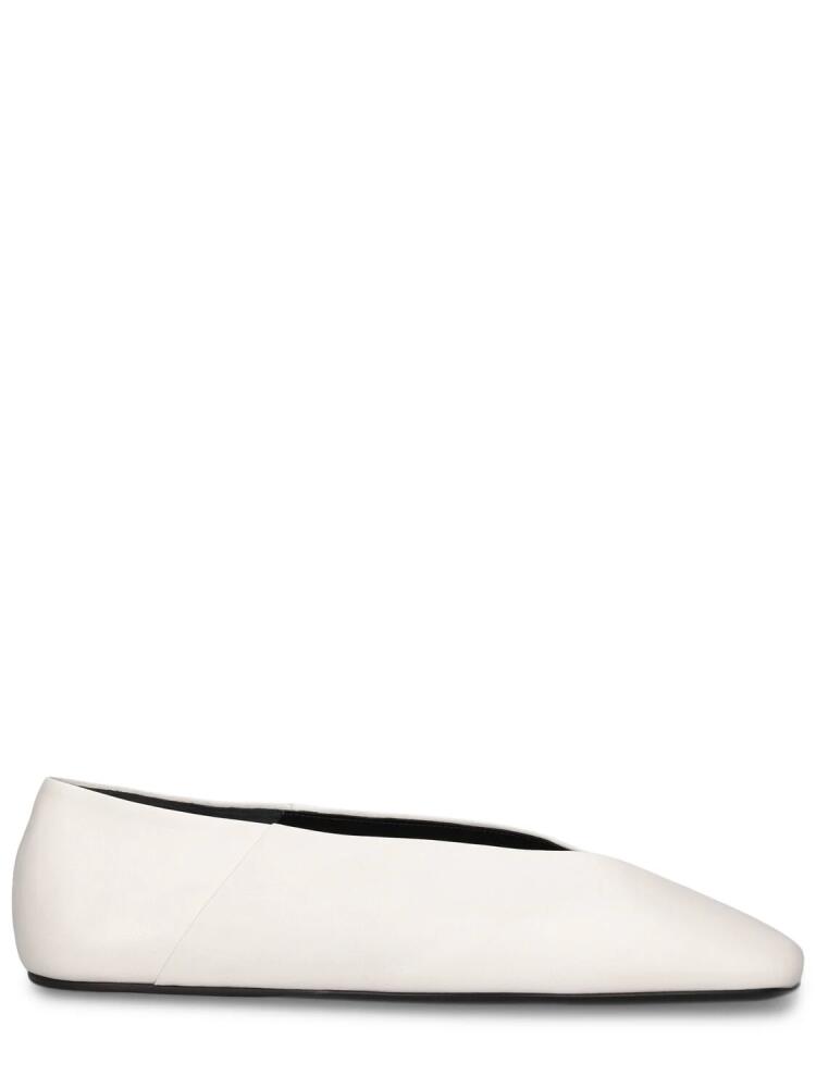 JIL SANDER 5mm Suede Ballerina Flats Cover