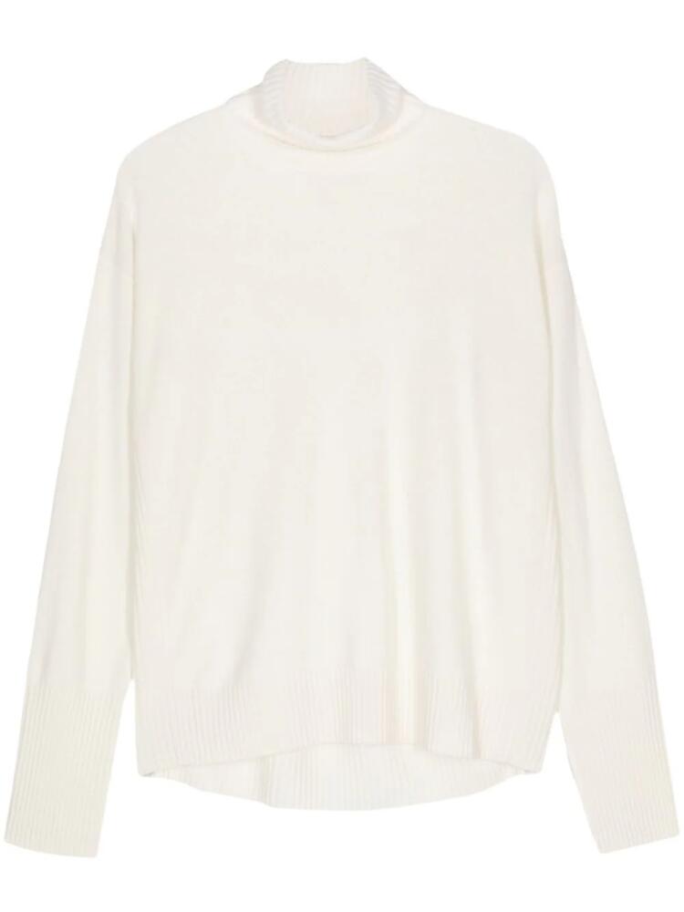 Malo cashmere sweater - White Cover