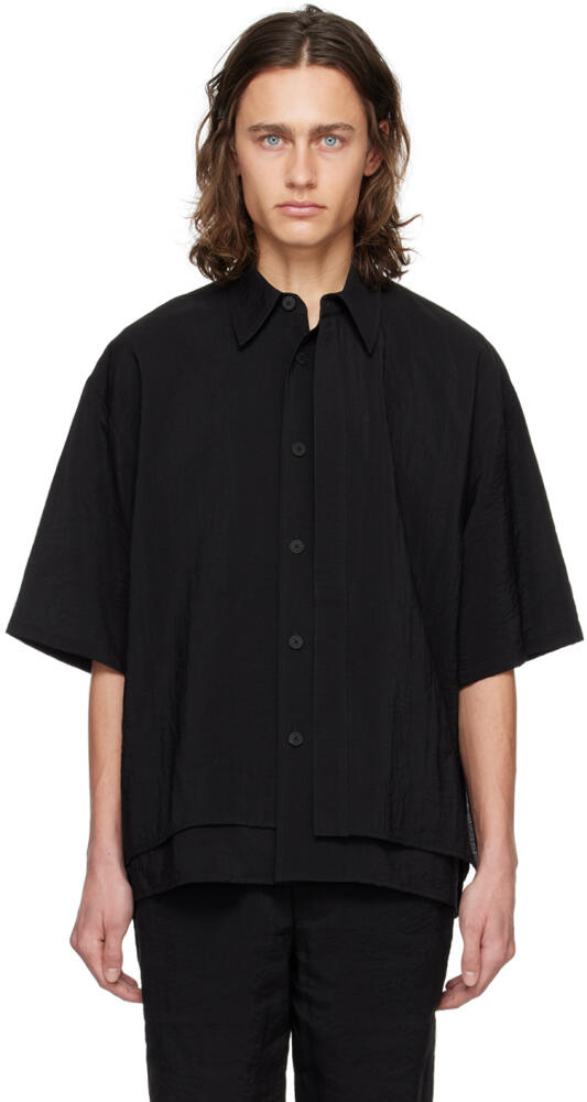 LE17SEPTEMBRE Black Layered Shirt Cover