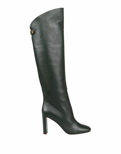 Skorpios Woman Boot Dark green Leather Cover