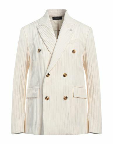 Amiri Man Blazer Off white Polyester, Cotton, Elastane Cover