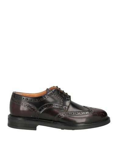 Bruno Verri Man Lace-up shoes Burgundy Leather Cover