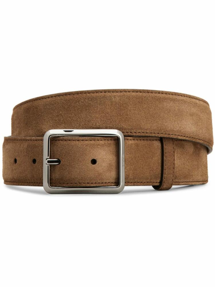 Tod's buckle leather belt - Brown Cover