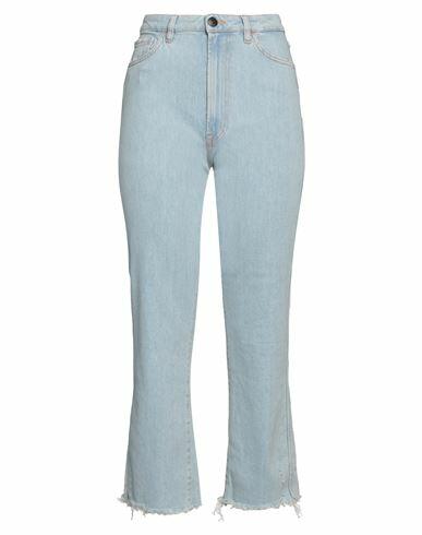 3x1 Woman Jeans Blue Cotton, Elastane Cover