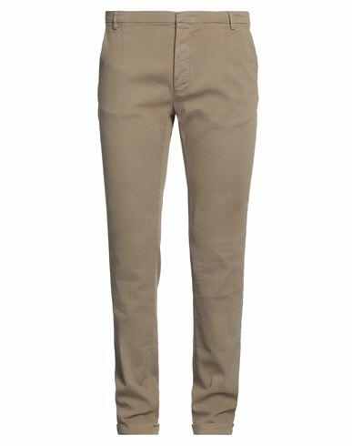 Mason's Man Pants Khaki Cotton, Elastane Cover