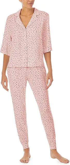 Sanctuary Elbow Notch Joggers PJ Set (Ditsy) Women's Pajama Sets Cover