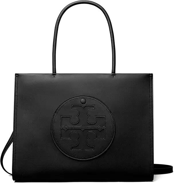 Tory Burch Ella Bio Small Tote (Black) Handbags Cover