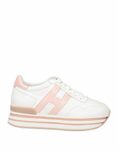 Hogan Woman Sneakers White Leather Cover