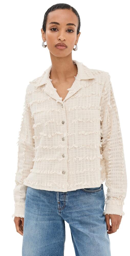 Alix of Bohemia Patti Snow Feather Shirt Ivory Cover