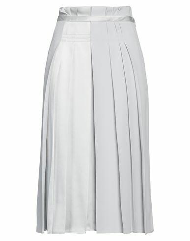 Alberta Ferretti Woman Midi skirt Light grey Acetate, Viscose Cover