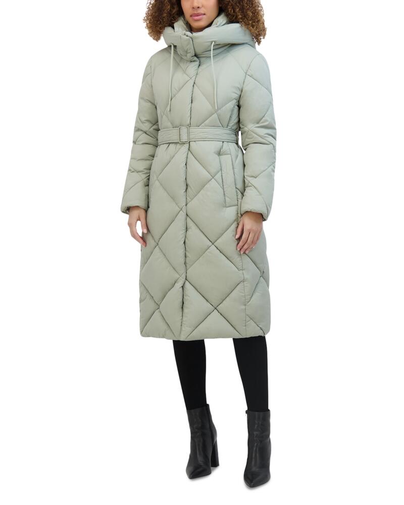 Kenneth Cole Hooded Puffer Coat Cover